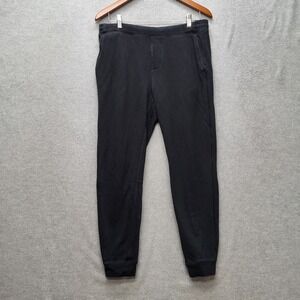 Bombas Men‎ Pants S Black Bee Better Sweatpants Jogger Zipper 26" Inseam